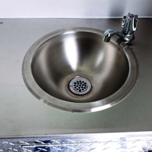 Self-Contained Trailer - Stainless Steel Sink