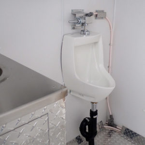 Self-Contained Trailer - Manual Flush Urinal